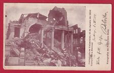 CHILE  Valparaiso Earthquake 1906  PC POSTCARD USED picture