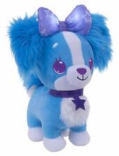 Wish Me Pets - Light Up LED Plush Stuffed Animals - Fluffy Blue Cavalier Puppy w picture