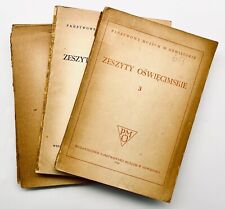 Jewish holocaust Three Volumes of Auschwitz museum Journal- Notebooks picture