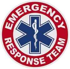 3 Inch Reflective ERT Emergency Response Team Star Of Life Medical Sticker picture