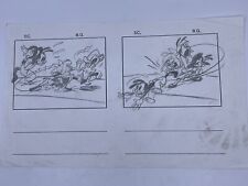 Animaniacs Original Production Storyboard Art Yakko Whacko Dot Elmyra RARE 1993 picture