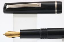 Vintage Osmiroid No. 65 Black Italic Medium Straight Fountain Pen, CT picture
