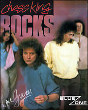 1987 Lou Gramm Foreigner Chess King Rocks Blue Zone retro photo print ad adL11 picture