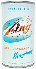 Zing - NON ALCOHOLIC Cereal Beverage - Flat Top - 12oz  Can picture