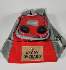 Angry Orchard Hard Cider Red Can Soft Cooler Backpack W/ Speakers picture
