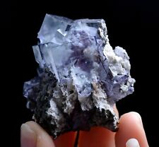 72g Natural Phantom Window Purple Fluorite Mineral Specimen/Yaogangxian  China picture