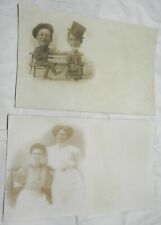 Lot of 2 vintage RPPC Real Photo Postcards - unposted picture