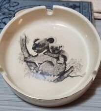Small World Greetings Porcelain Koala With Bady Ashtray Made In Japan 4.5