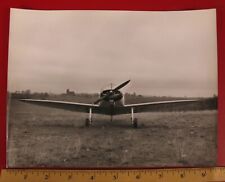 VINTAGE PHOTOGRAPH PHOTO AIRPLANE AIRCRAFT SINGLE PLANE READY FOR FLIGHT  picture