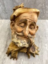 BORSATO OLD MAN W/ PIPE SIGNED PORCELAIN FIGURE 1950-59 Made in Italy-Original * picture