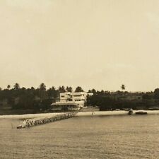 Dar es-Salaam Tanzania Tanzanian Boat Ship Coast Port Water Scene 1955 Photo 33 picture