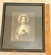 Antique Religious  Litho Framed Print  JESUS YESHU JACQUES-EMIL LAFON picture