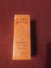 Vintage Dr. Thachers medicine  mixture for Diarrhoea in sealed box picture