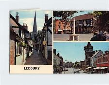 Postcard The War Memorial and Market House Church Lane Ledbury England picture