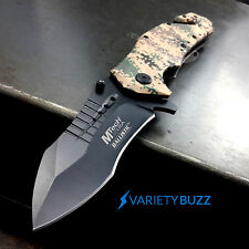 TACTICAL CAMO DESERT TRACKER SPRING ASSISTED KNIFE Folding Pocket Blade MTECH picture