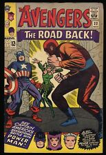 Avengers #22 FN 6.0 Captain America Scarlet Witch Power Man Marvel 1965 picture