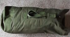 US ARMY - Vietnam Era Early 60s Olive Green Military OG107 Duffle Bag Waterproof picture