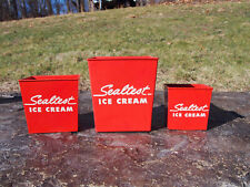 Vintage Sealtest Ice Cream Countertop Store Display Sample Box Carton Holders picture