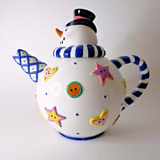 Vintage 1999 Tammany Devine Snowman Teapot picture
