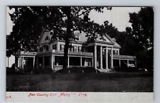 Memphis TN-Tennessee, New County Club, Antique, Vintage Souvenir Postcard picture