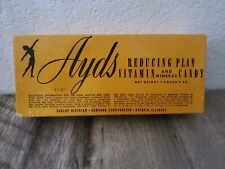 Vintage AYDS REDUCING PLAN VITAMIN & MINERAL DIETARY Fudge Candy Supplement Box picture