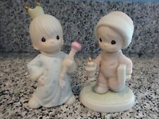 Precious Moments A Prince Of A Guy & Now I Lay Me Down To Sleep Figurines-Mint picture