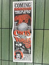 Circus Vargas Tiger ORIGINAL Vintage 1976 Poster 7