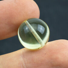 4.91g 1pc LIBYAN DESERT GLASS loose bead AAA+ quality 16.4MM #LDG89 picture