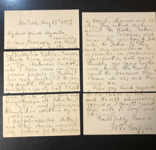 RARE 1917 William Elliot Griffis Signed Letter -  Orientalist, Minister, Author picture