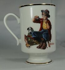 Friend In Need Norman Rockwell Danbury Mint Porcelain Mug - 1981 - Ex. Condition picture