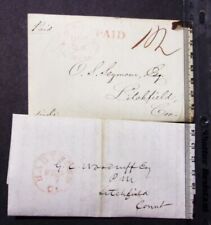 American Board of Commissioners for Foreign Missions 1843/44 Stampless letter picture