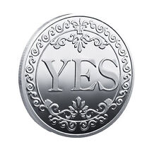 1pc Yes/No Coin Metal Prediction Decision Coin Decision Maker Lucky Coin picture