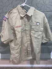 Boy Scout BSA UNIFORM SHIRT New Style  Adult Men's Large Short Sleeve D59 picture