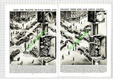 Siemens & General Electric Traffic Signals -  c.1930s 2-Part Cutting/ Print  picture