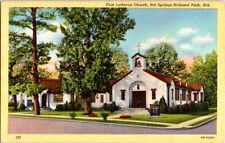 Vintage Postcard- First Lutheran Church, Hot Springs National Park, Arkansas picture