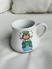 Vintage Russ Luck O The Irish Leprechaun Gold Coffee Tea Mug Cup 8002 Clover picture