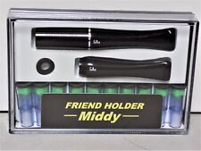 FRIEND CIGARETTE HOLDER MIDDY++ BLACK BLACK TAR NICOTINE DOUBLE FILTER SYSTEM  picture