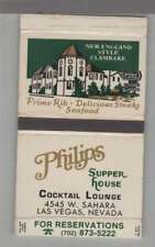 Matchbox Cover - Las Vegas, NV Philips Supper House picture