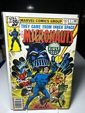 The Micronauts #1 1978 Signed by Joe Rubinstein W/O COA picture