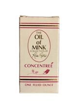 Vintage Oil Of Mink By Rose Marie Concentree 1 Fl Oz RARE - Read picture