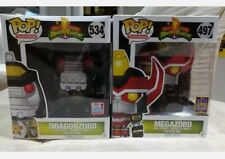 *FLAWS Mighty Morphin Power Rangers Funko Pop SDCC 2017 MEGAZORD NYCC DRAGONZORD picture