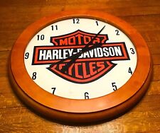 Great One of a Kind Harley Davidson Logo Clock HUGE 29