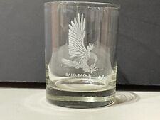 Georg Jensen Etched Bald Eagle Double Old Fashioned Rocks Glass picture