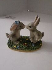 Vtg Charming Tales Bunny Rabbit Figurine Silvestri Love Blooms 1996 Special Ed picture