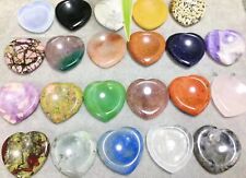 40mm Natural Mix material worry stone play with Crystal Quartz Healing Decorate picture