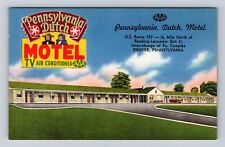 Denver PA-Pennsylvania, Pennsylvania Dutch Motel Advertising, Vintage Postcard picture
