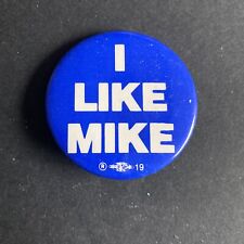 “I Like Mike” Presidential Campaign Button— 1988 — Vintage Collectible picture