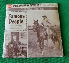 SEALED B793 Old-Time Stereo Famous People From B&W view-master Reels Packet picture