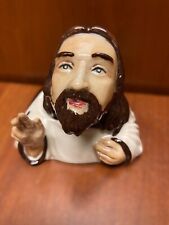 Kevin Francis Face Pot- Jesus, Matthew 5:5 picture