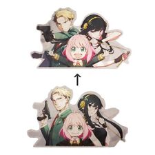 Spy x Family Loid Yor Anya Forger Anime Decor Decal Sticker Peeker 3D Reflective picture